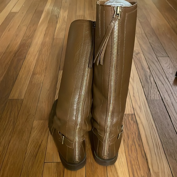 Franco Meyer Knee High Boot Sz 7.5M - Hand-Finished Leather, Back Zip - Picture 4 of 7